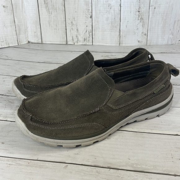 Skechers Relaxed Fit MIlford Suede Slip-on Loafer - Picture 2 of 12